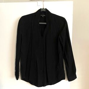 Black Banana Republic Button Down Blouse